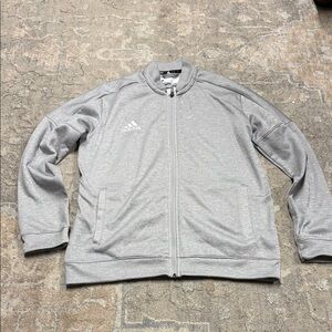 Adidas Light Gray Track Jacket